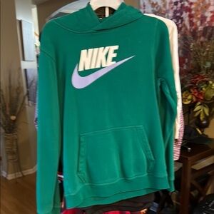 Nike Teal Hoodie with Logo